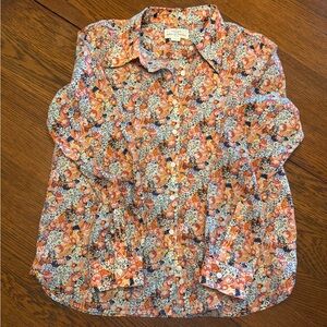 Trovata Vibrant Floral Button-Up Shirt